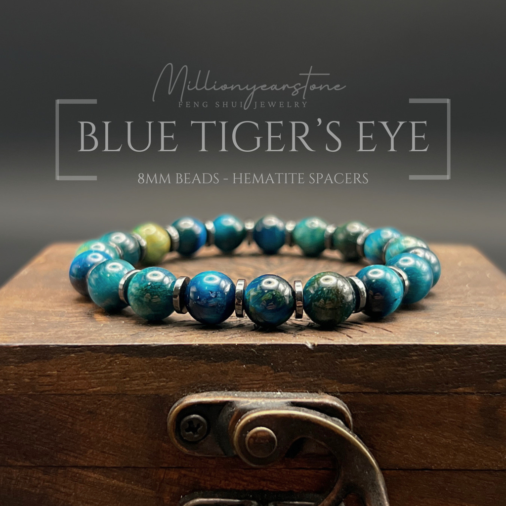 Peace Guardian Blue Tiger Eye - 8mm